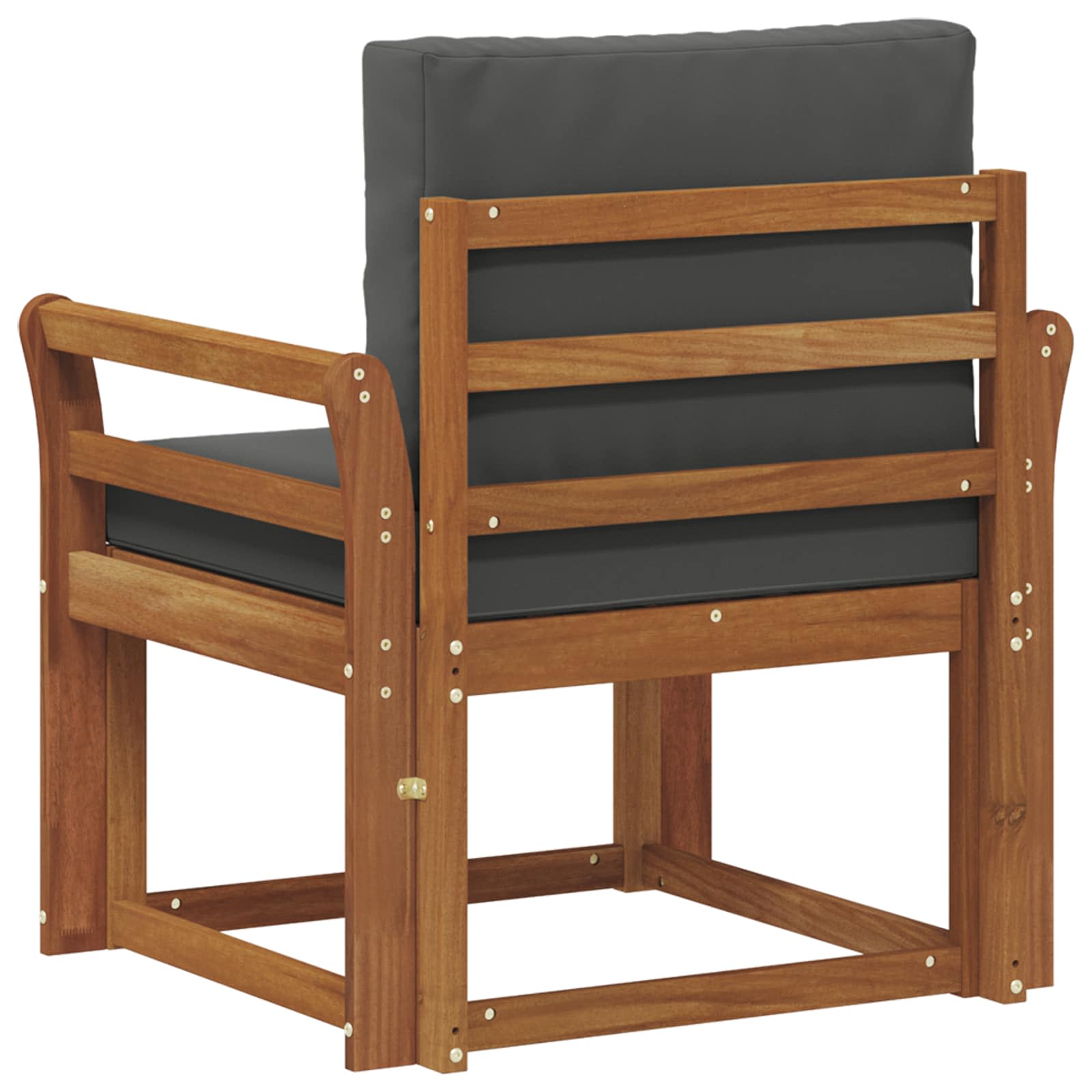 vidaXL Sofa na zewnątrz Lite drewno akacjowe i poliester Naturalny