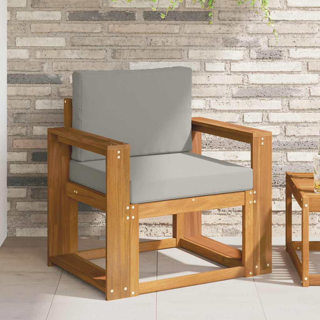vidaXL Sofa na zewnątrz Lite drewno akacjowe i poliester