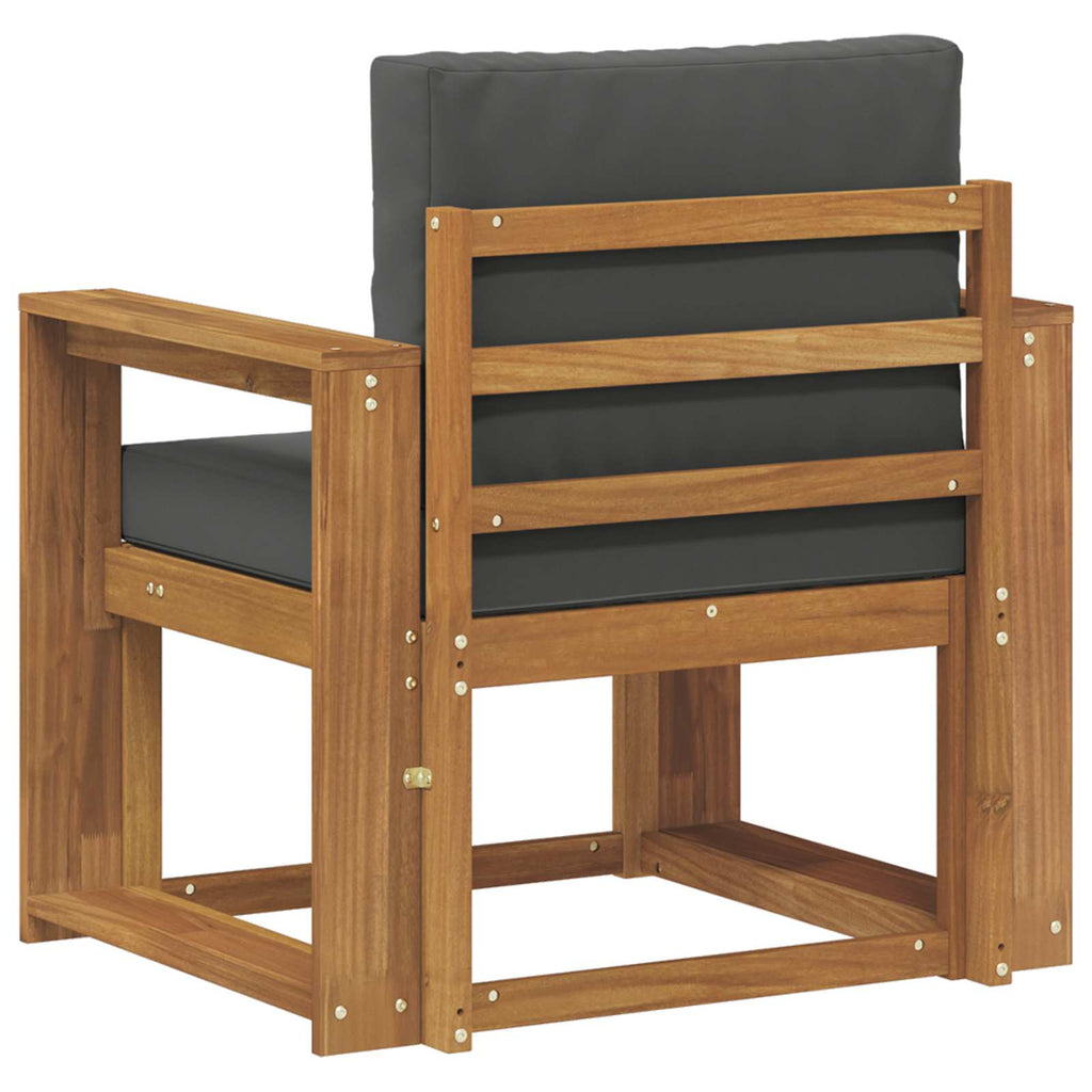 vidaXL Sofa na zewnątrz Lite drewno akacjowe i poliester Naturalny