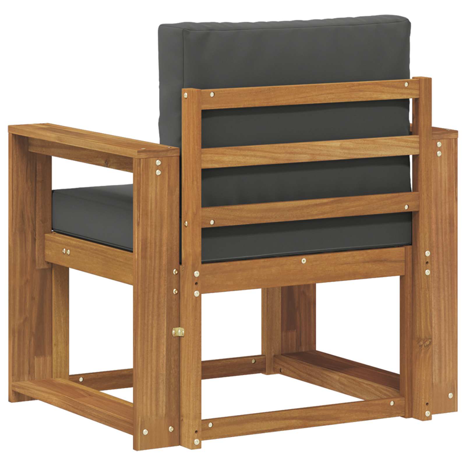 vidaXL Sofa na zewnątrz Lite drewno akacjowe i poliester Naturalny