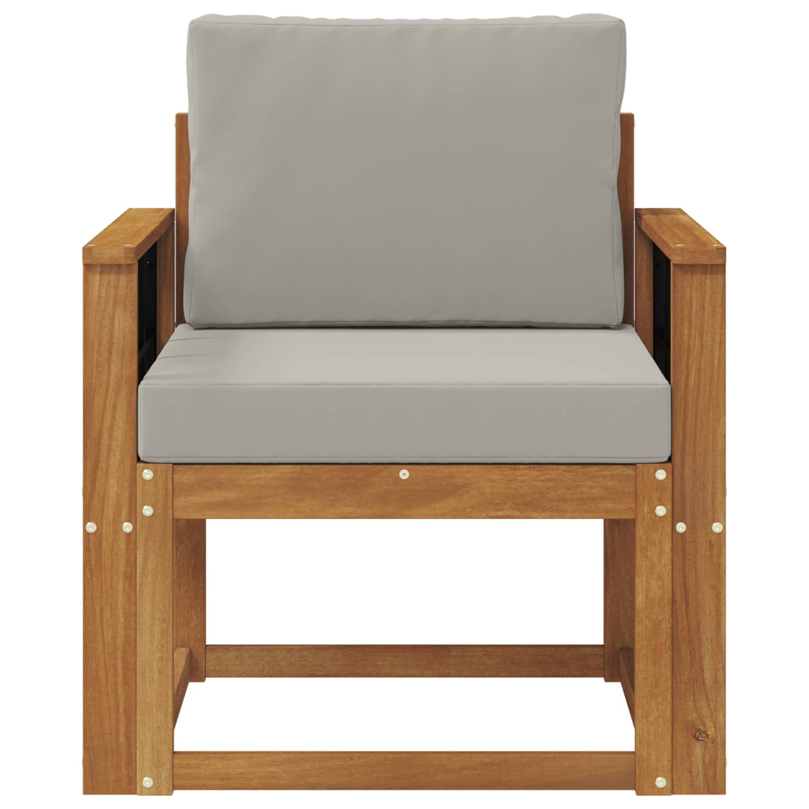vidaXL Sofa na zewnątrz Lite drewno akacjowe i poliester