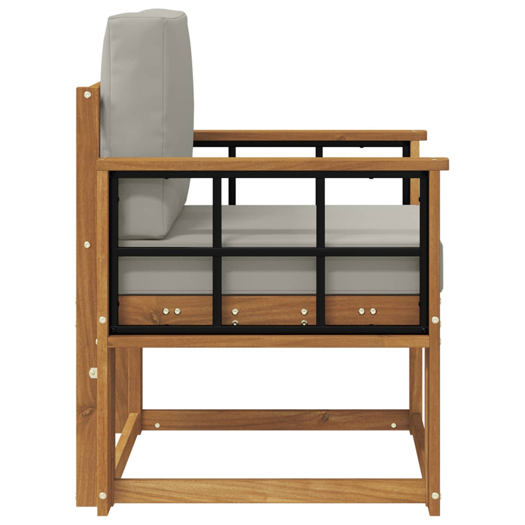 vidaXL Sofa na zewnątrz Lite drewno akacjowe i poliester