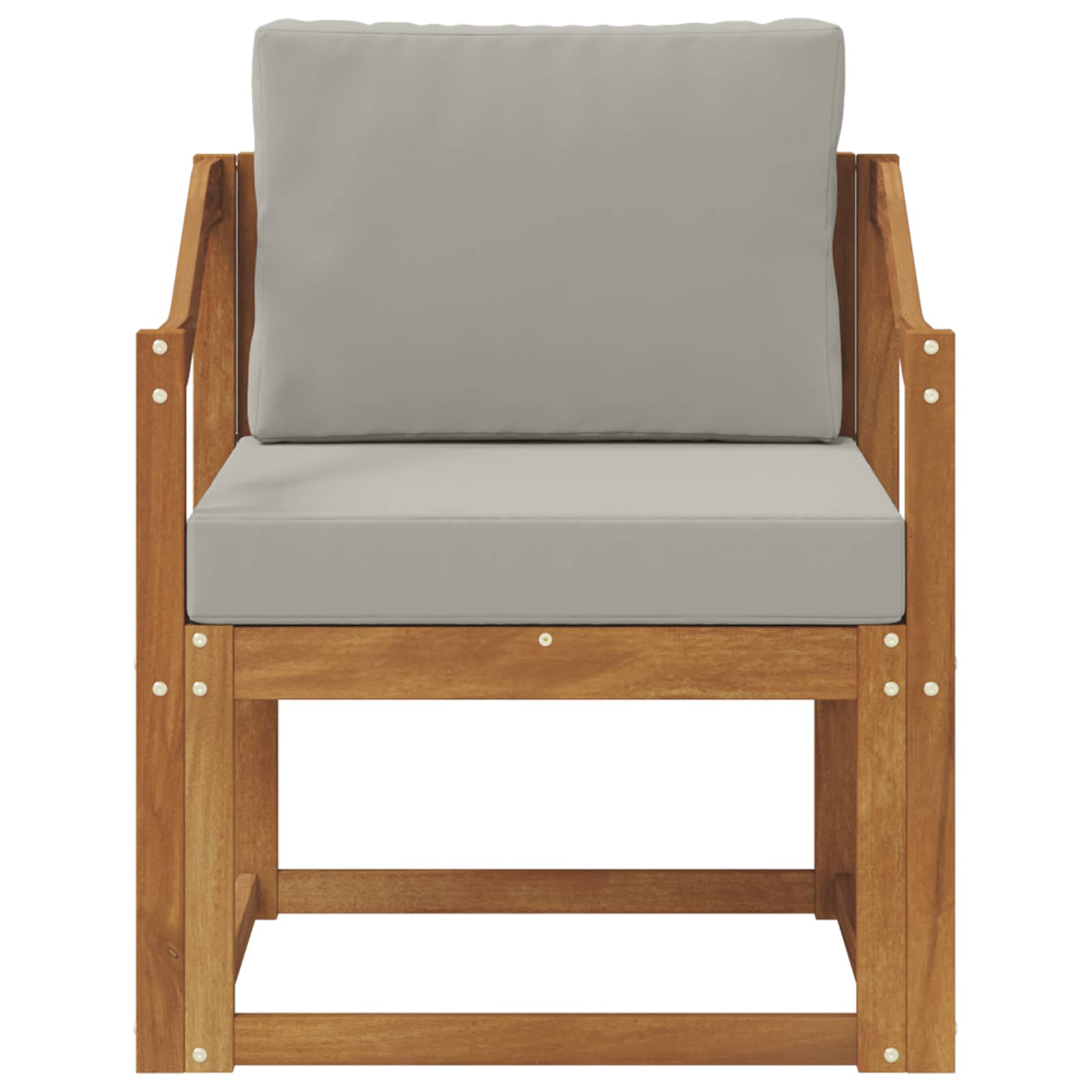 vidaXL Sofa na zewnątrz Lite drewno akacjowe i poliester