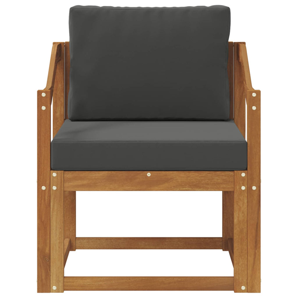 vidaXL Sofa na zewnątrz Lite drewno akacjowe i poliester Naturalny