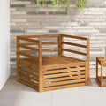 vidaXL 2 Sztuka Sofa na zewnątrz naturalny