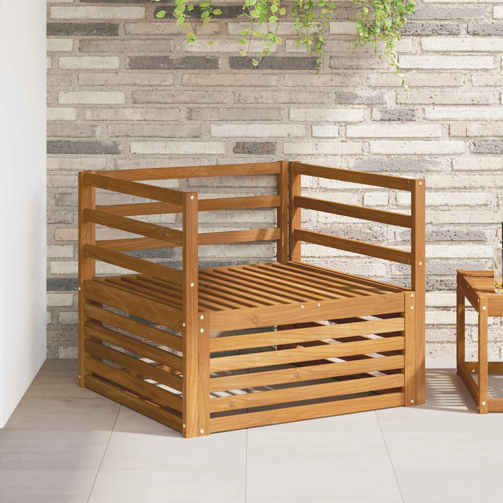 vidaXL 2 Sztuka Sofa na zewnątrz naturalny