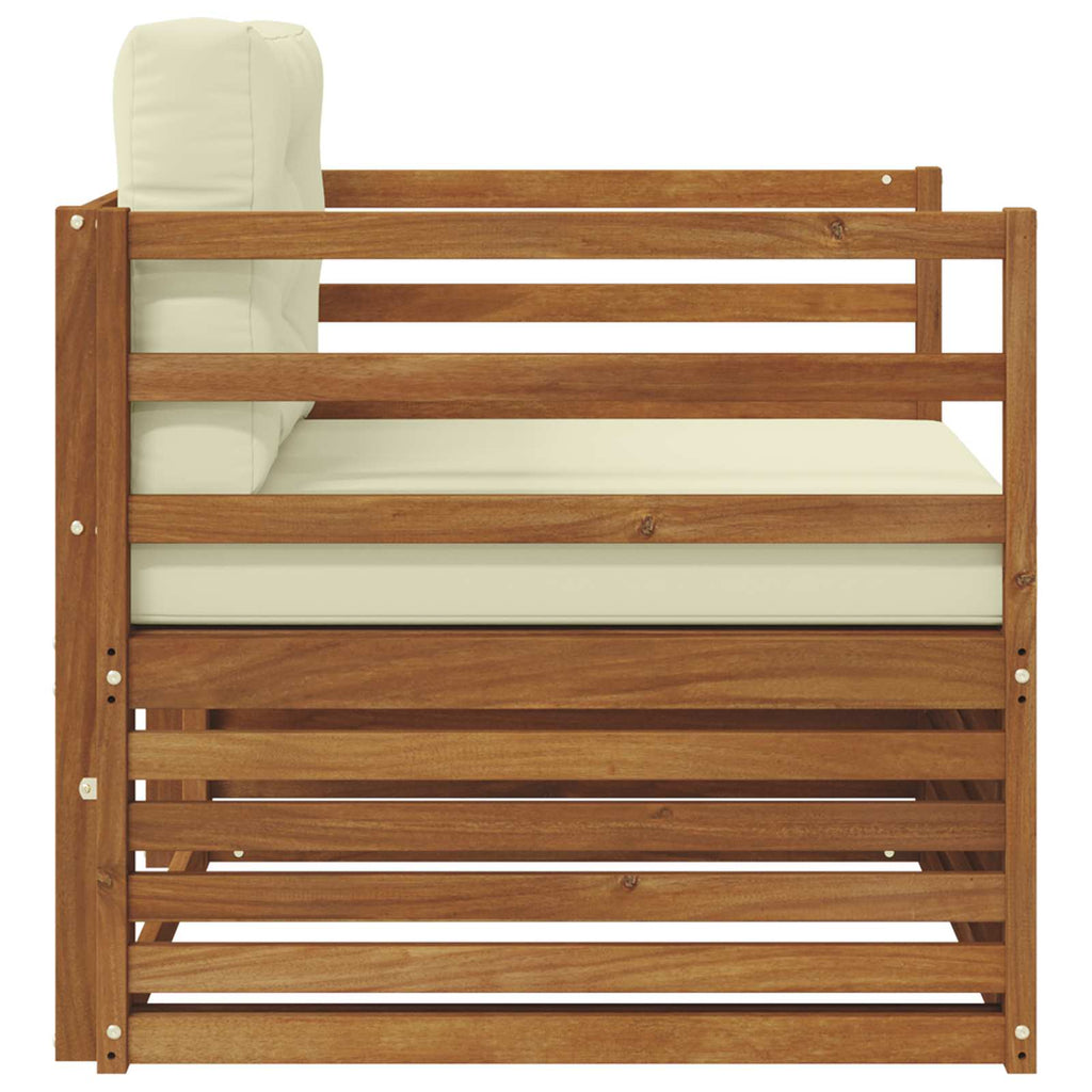 vidaXL Sofa na zewnątrz Lite drewno akacjowe i poliester