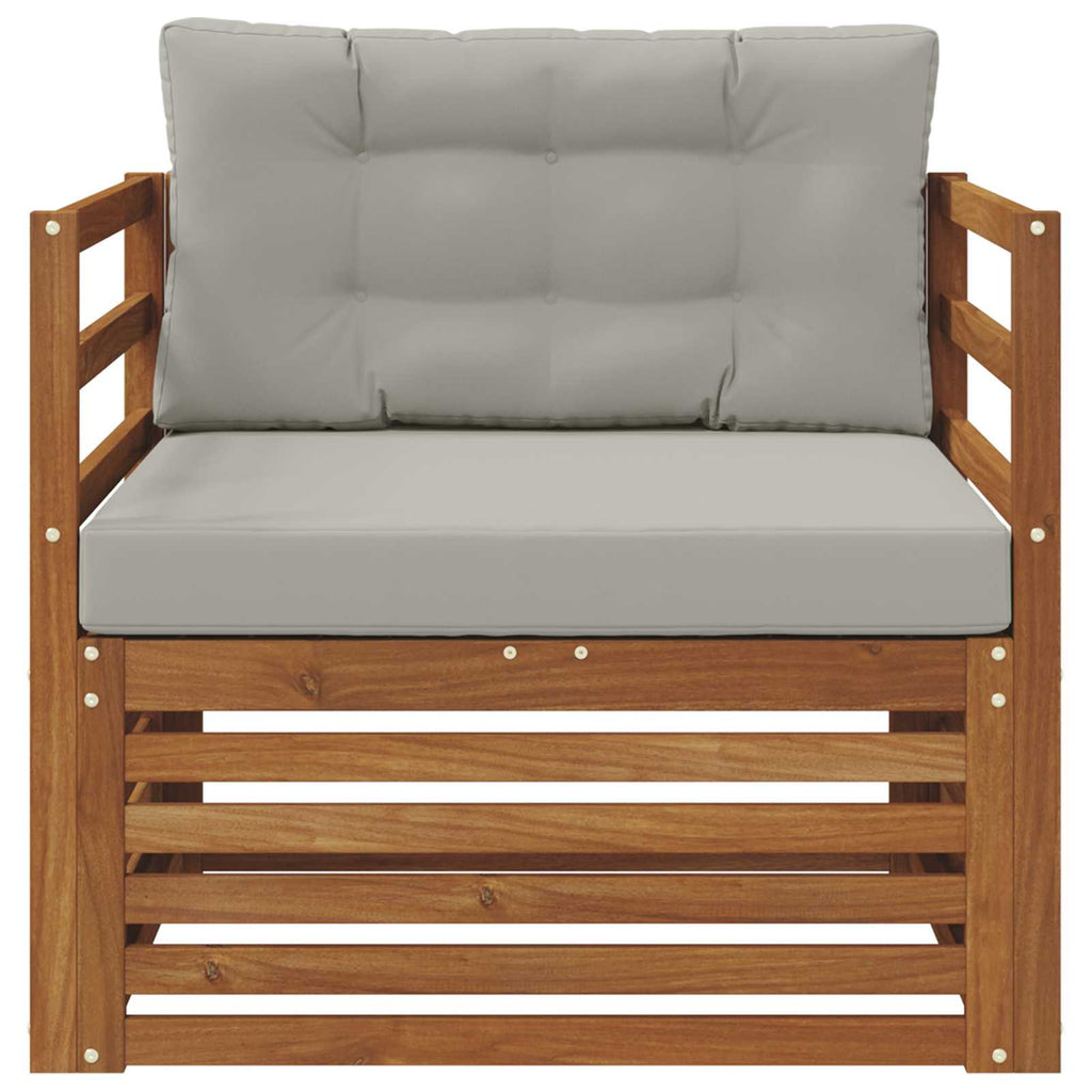 vidaXL Sofa na zewnątrz Lite drewno akacjowe i poliester