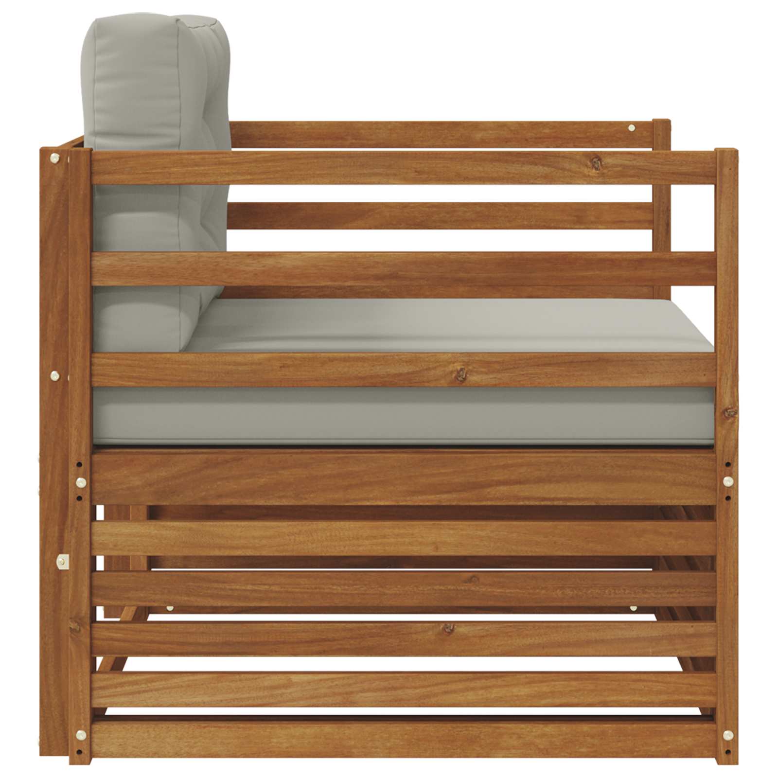 vidaXL Sofa na zewnątrz Lite drewno akacjowe i poliester
