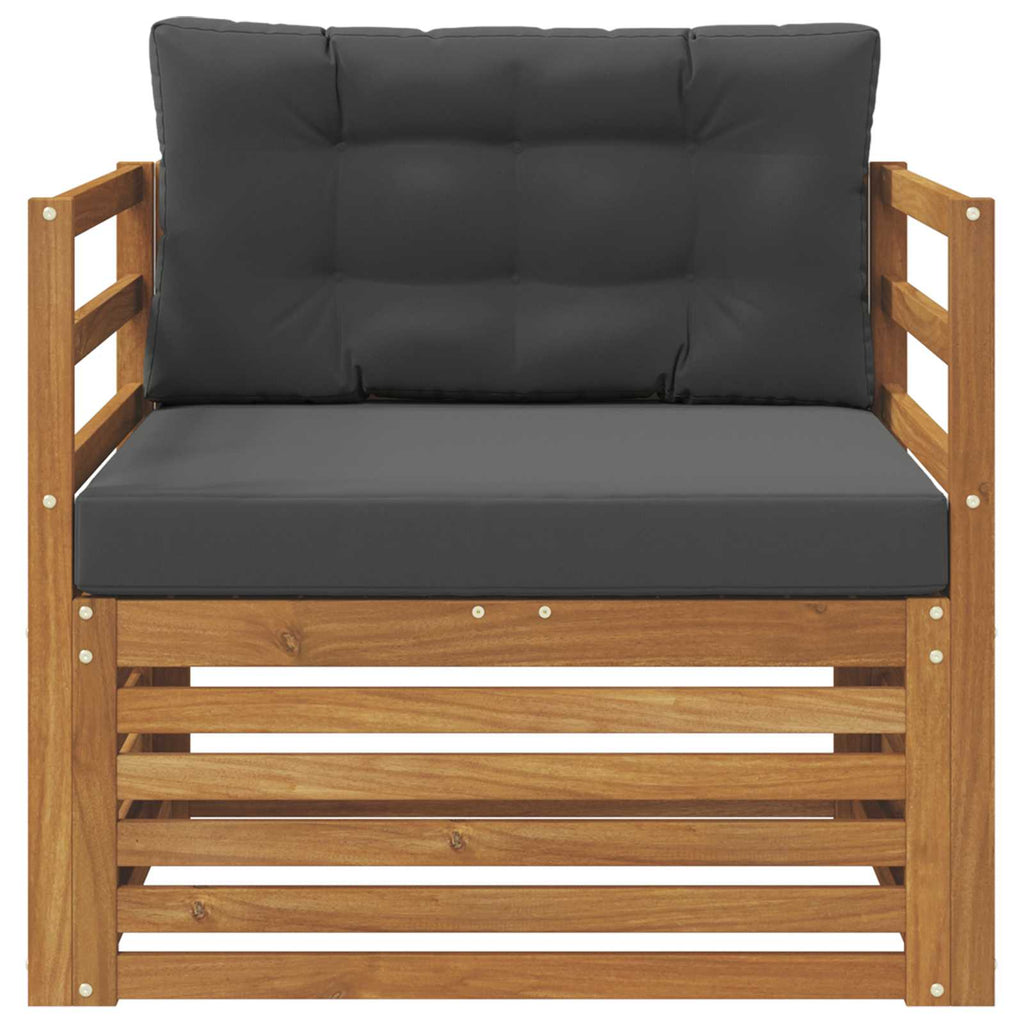 vidaXL Sofa na zewnątrz Lite drewno akacjowe i poliester