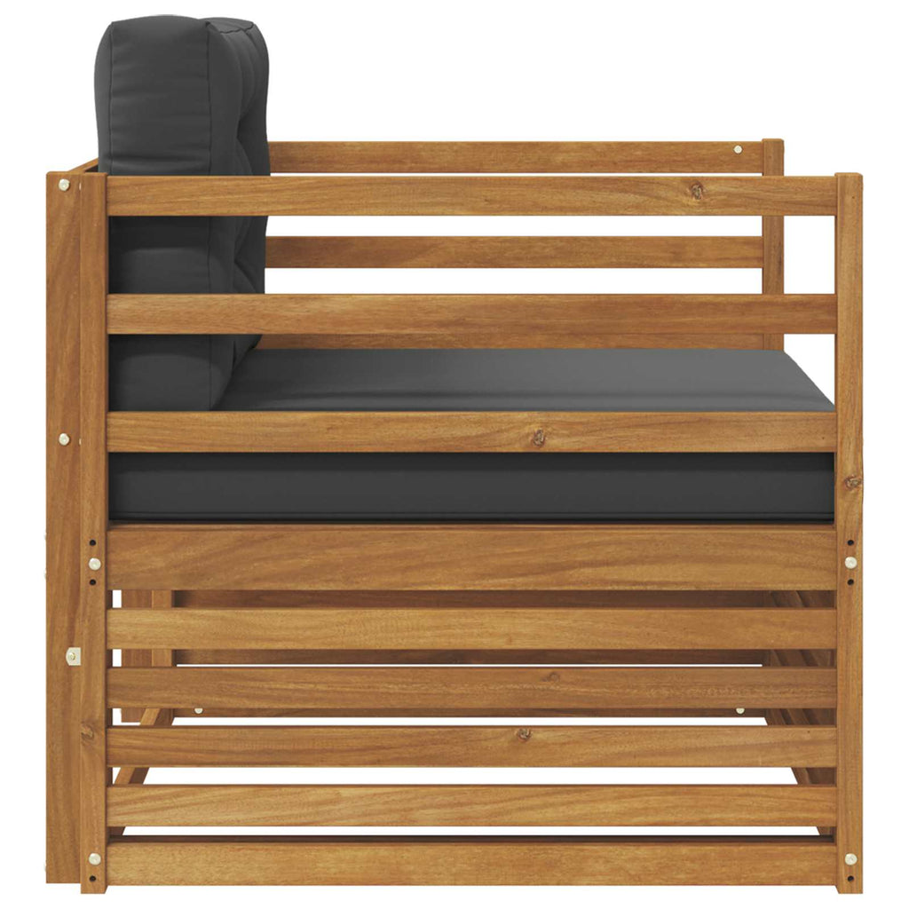 vidaXL Sofa na zewnątrz Lite drewno akacjowe i poliester
