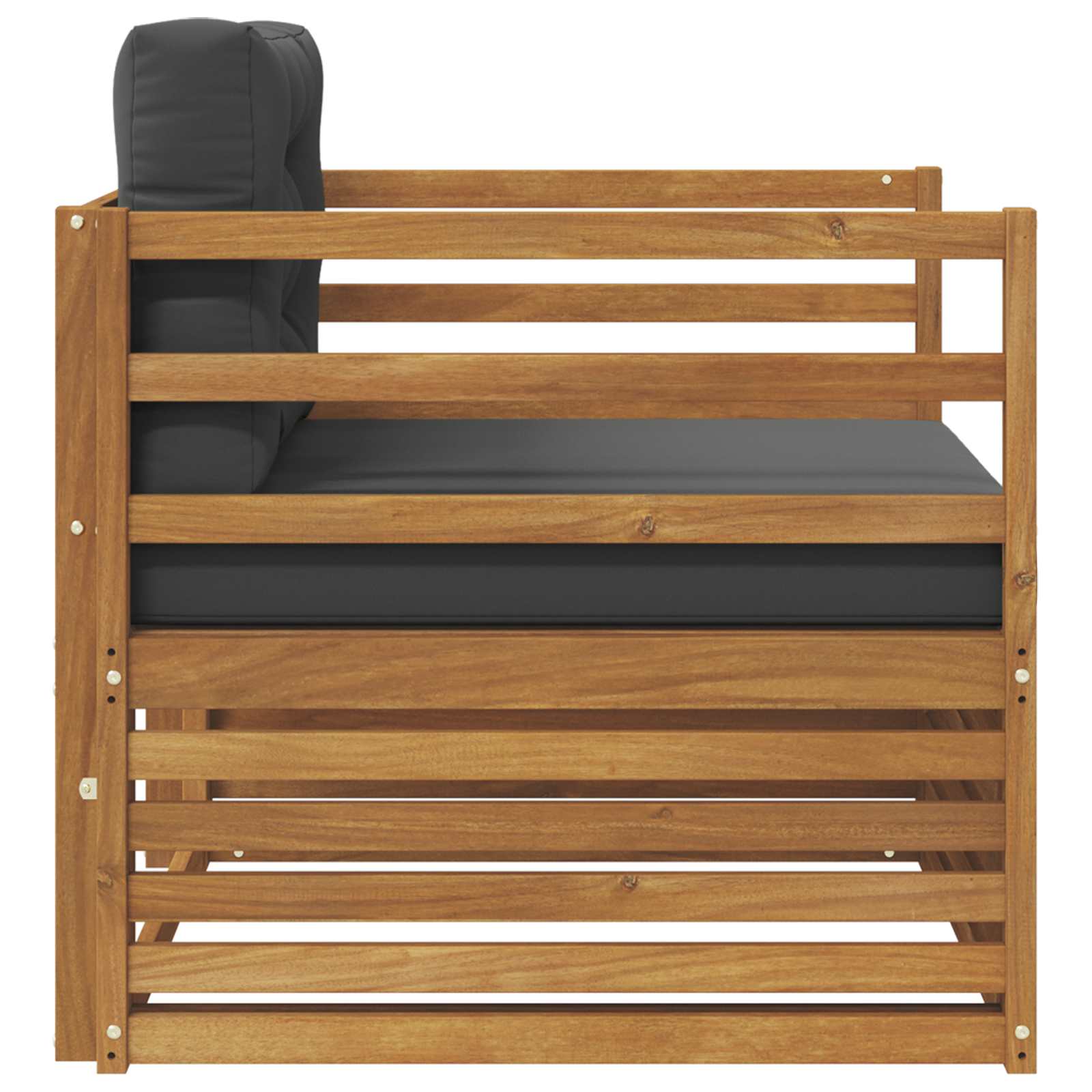 vidaXL Sofa na zewnątrz Lite drewno akacjowe i poliester