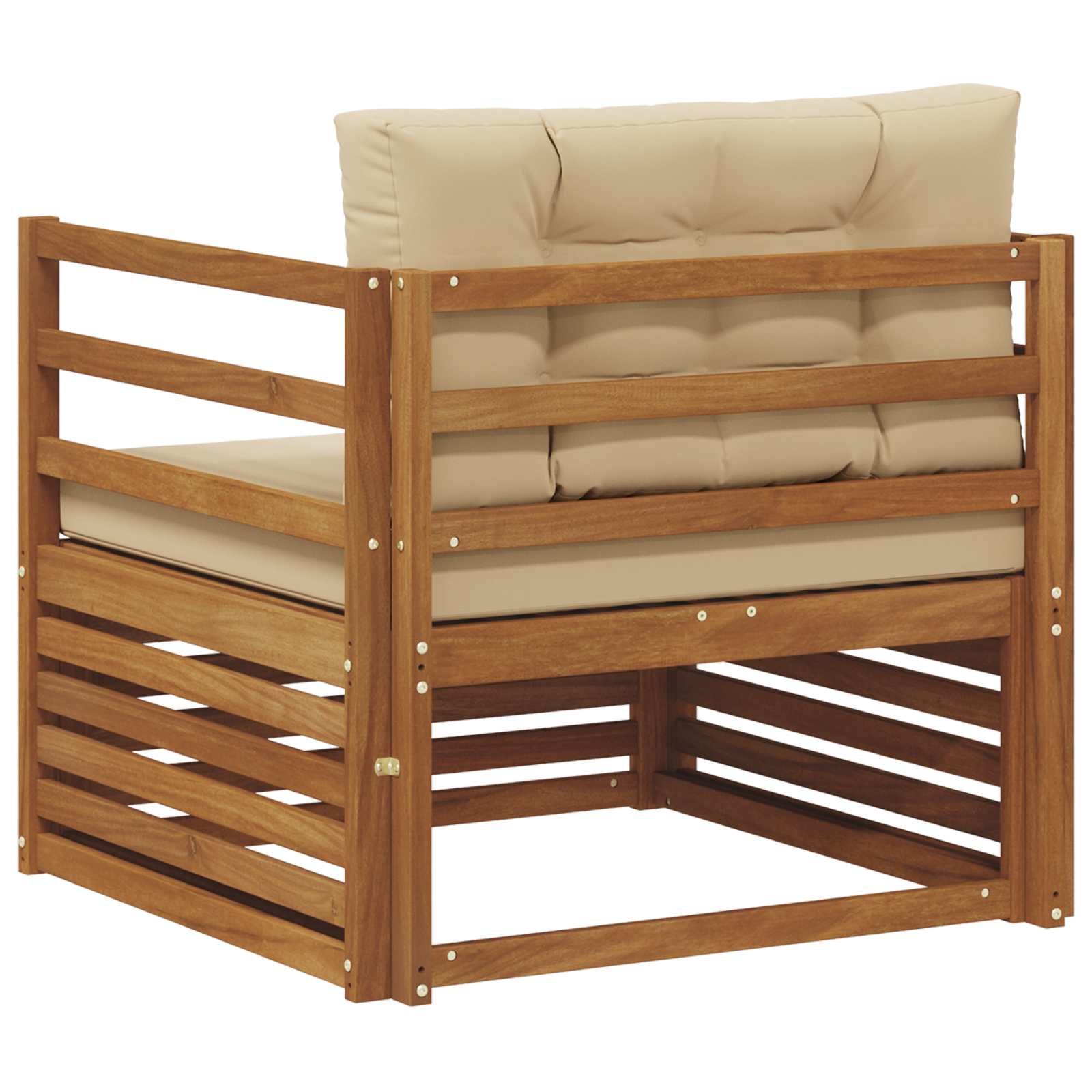 vidaXL Sofa na zewnątrz Lite drewno akacjowe i poliester