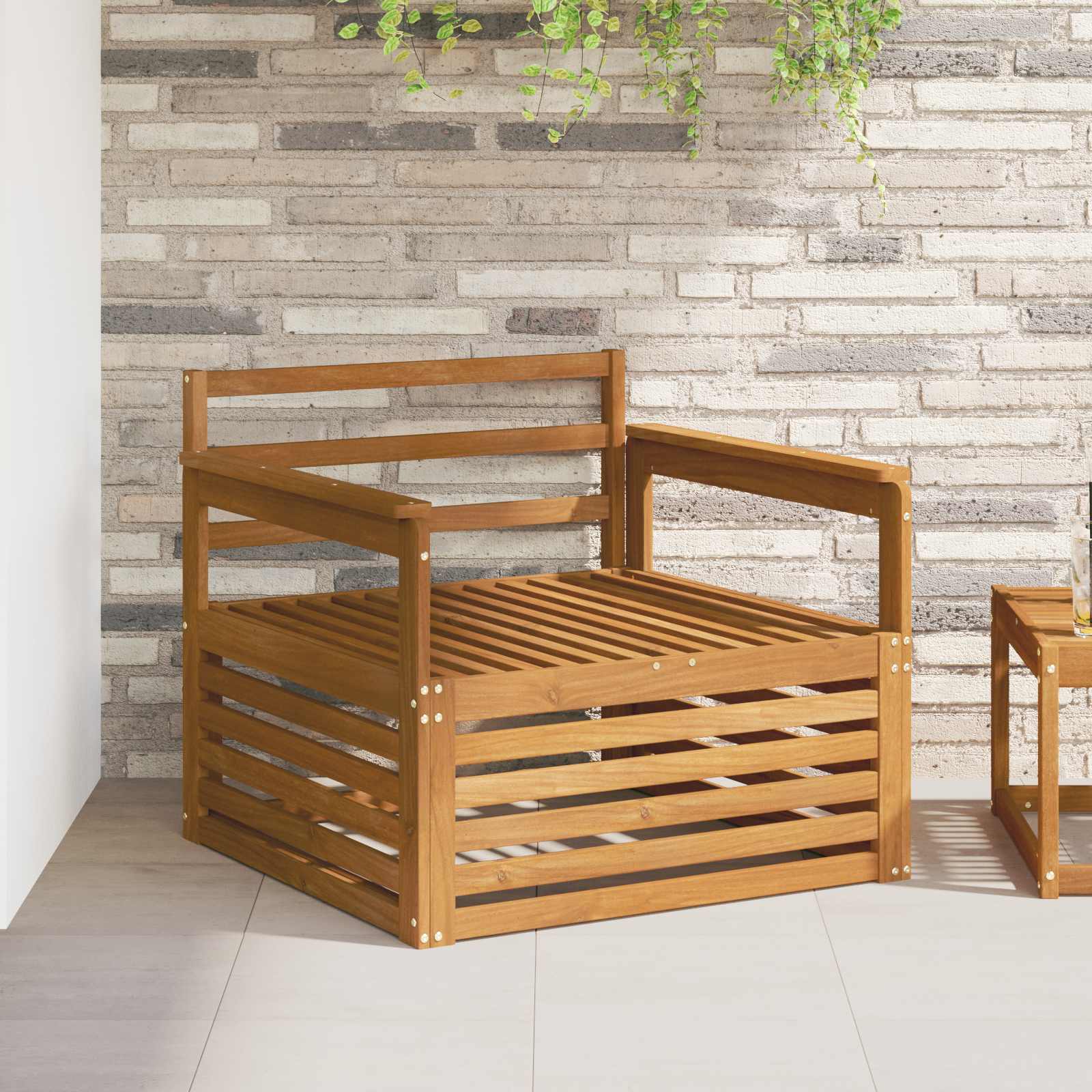vidaXL 2 Sztuka Sofa na zewnątrz naturalny