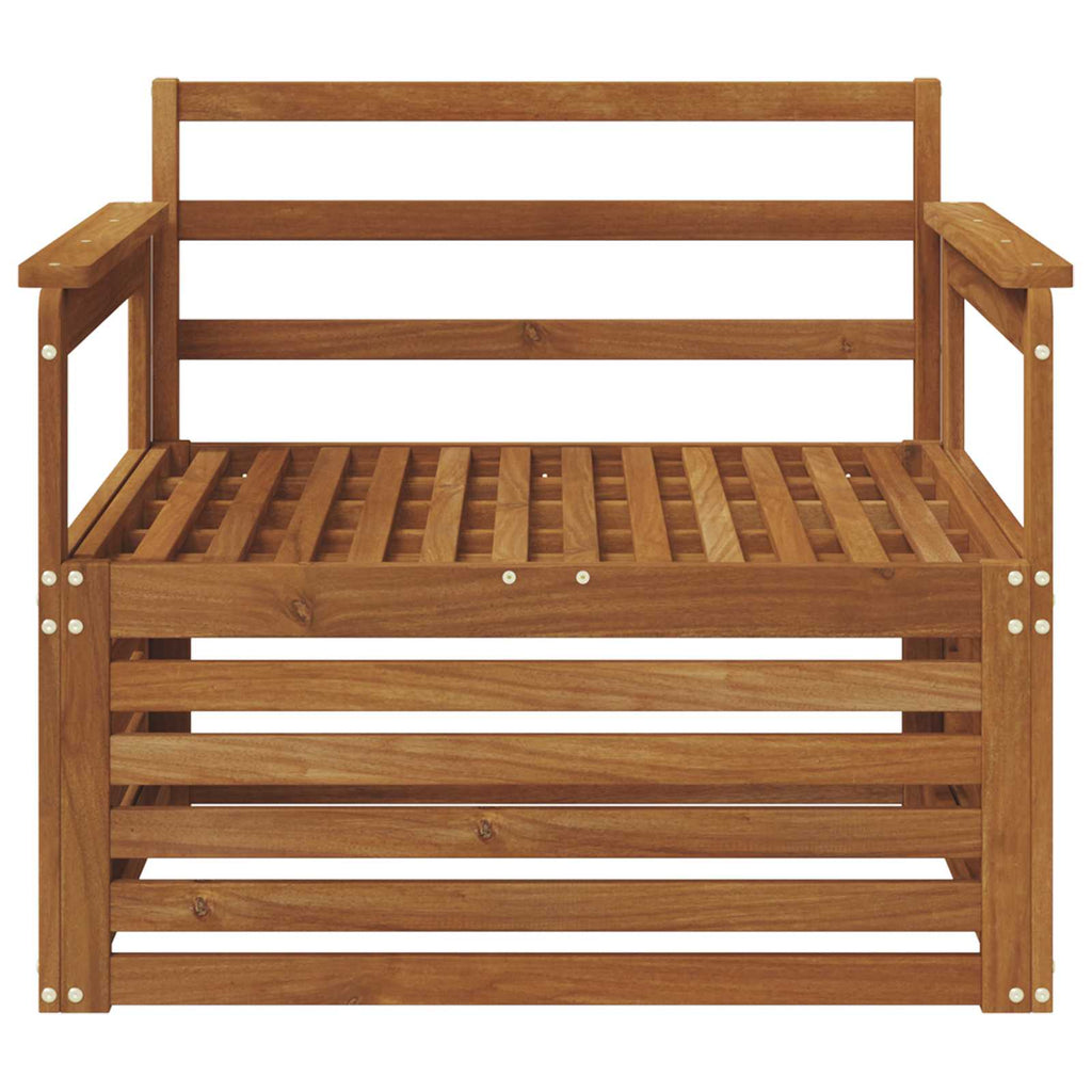 vidaXL 2 Sztuka Sofa na zewnątrz naturalny