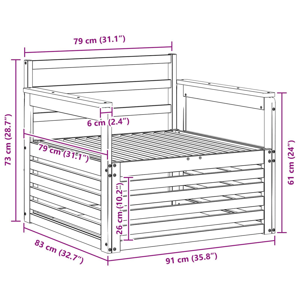vidaXL 2 Sztuka Sofa na zewnątrz naturalny