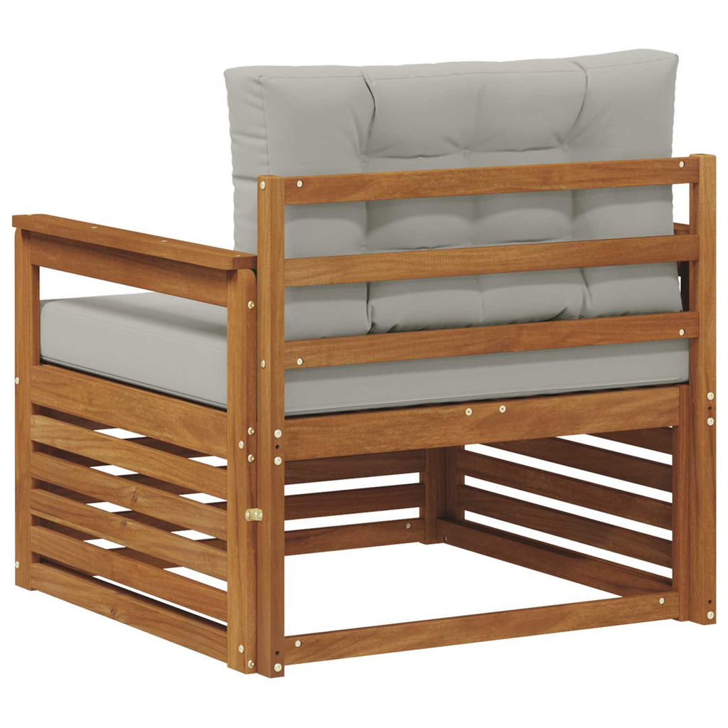 vidaXL Sofa na zewnątrz Lite drewno akacjowe i poliester