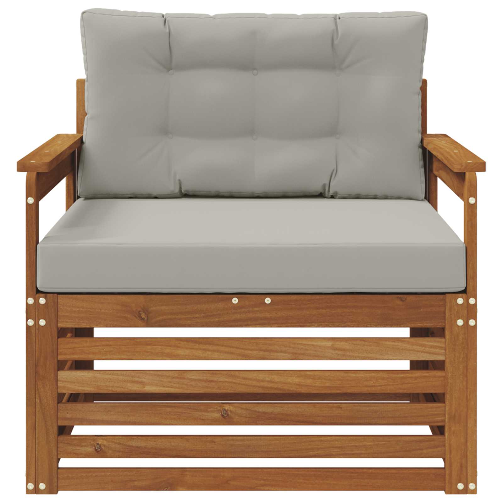 vidaXL Sofa na zewnątrz Lite drewno akacjowe i poliester