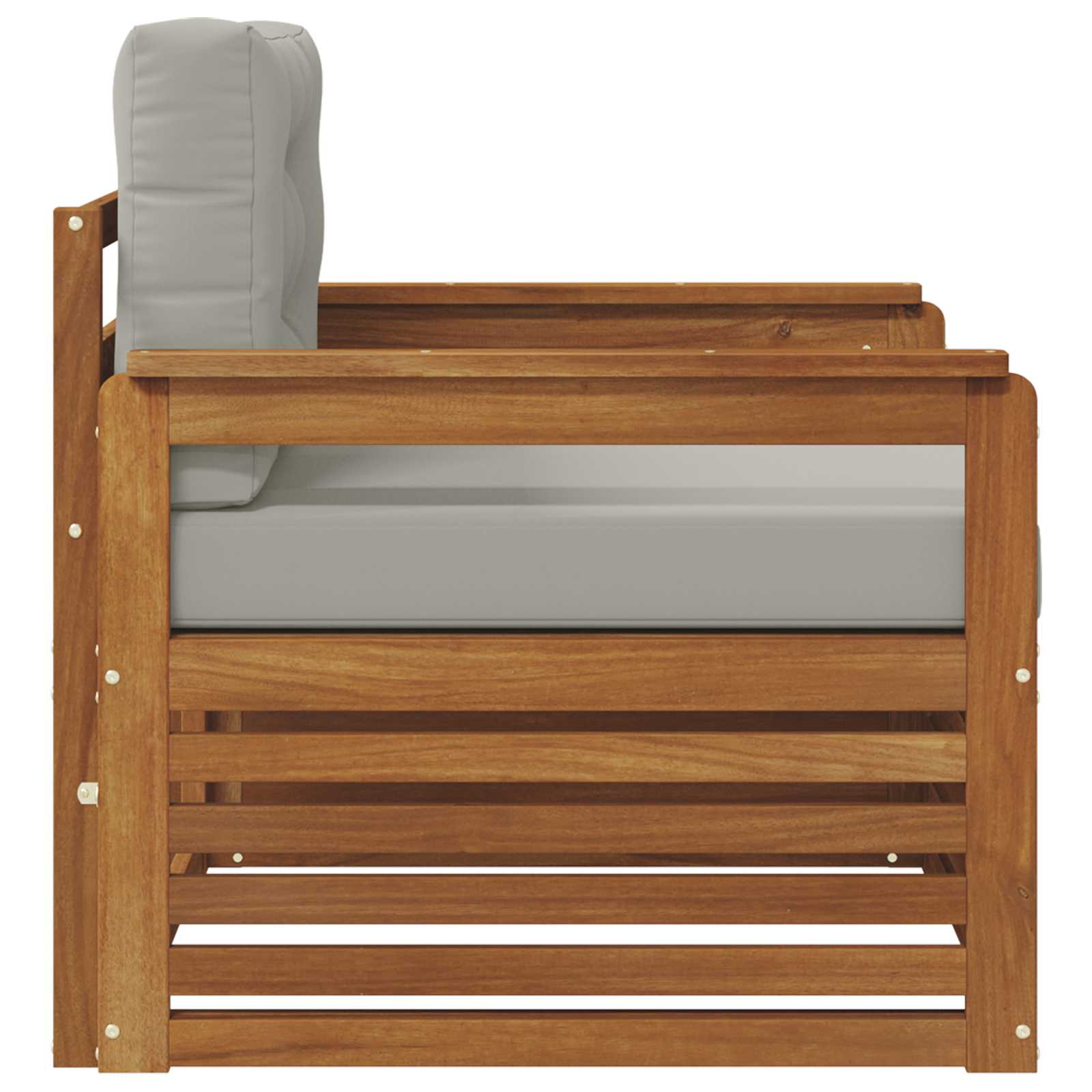 vidaXL Sofa na zewnątrz Lite drewno akacjowe i poliester