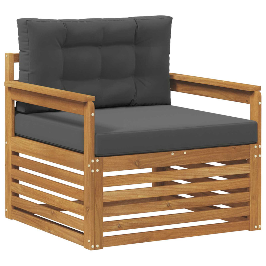 vidaXL Sofa na zewnątrz Lite drewno akacjowe i poliester