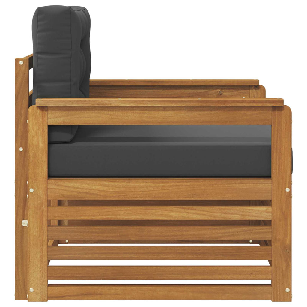 vidaXL Sofa na zewnątrz Lite drewno akacjowe i poliester