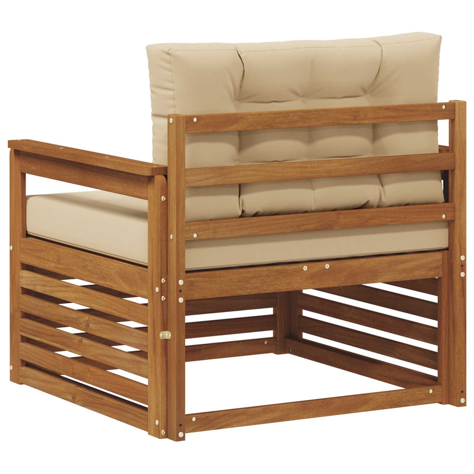 vidaXL Sofa na zewnątrz Lite drewno akacjowe i poliester