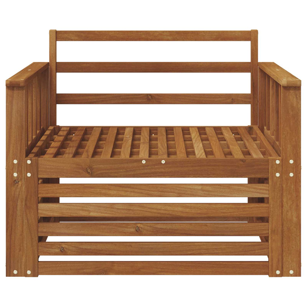 vidaXL 2 Sztuka Sofa na zewnątrz naturalny