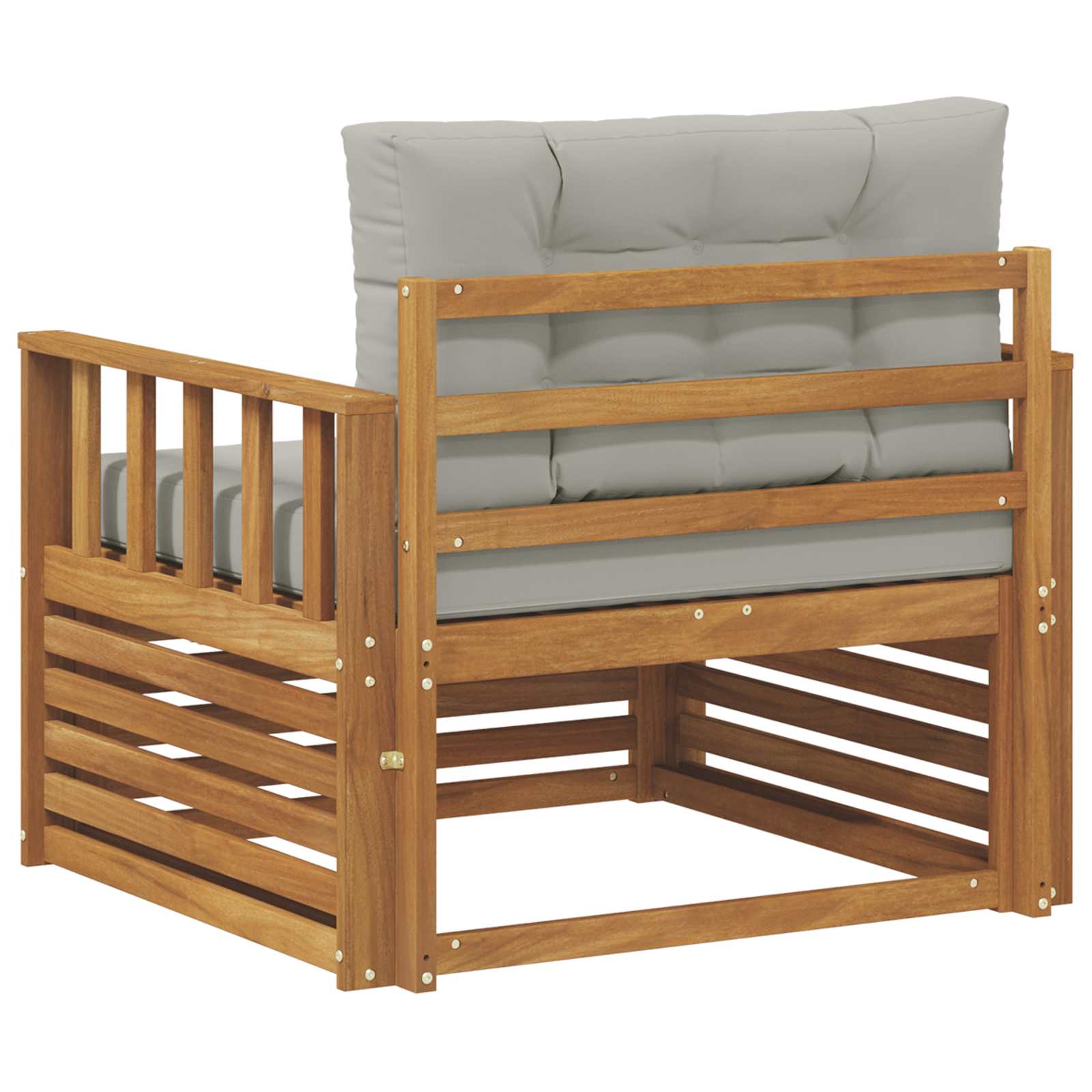 vidaXL Sofa na zewnątrz Lite drewno akacjowe i poliester