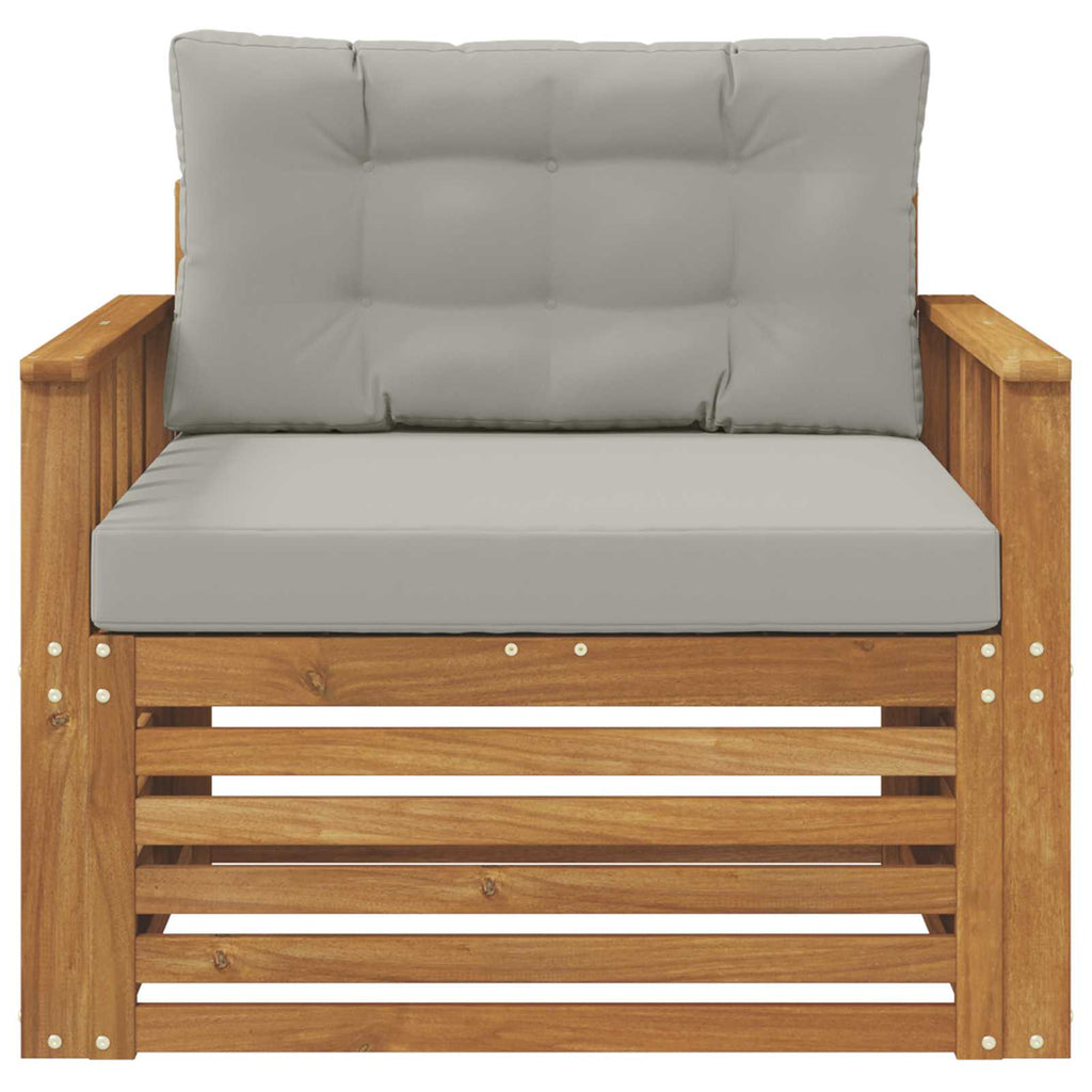 vidaXL Sofa na zewnątrz Lite drewno akacjowe i poliester
