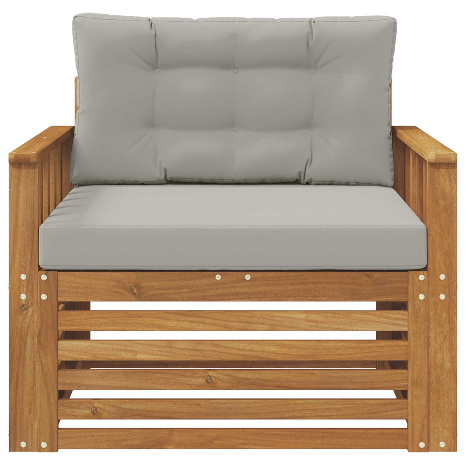 vidaXL Sofa na zewnątrz Lite drewno akacjowe i poliester