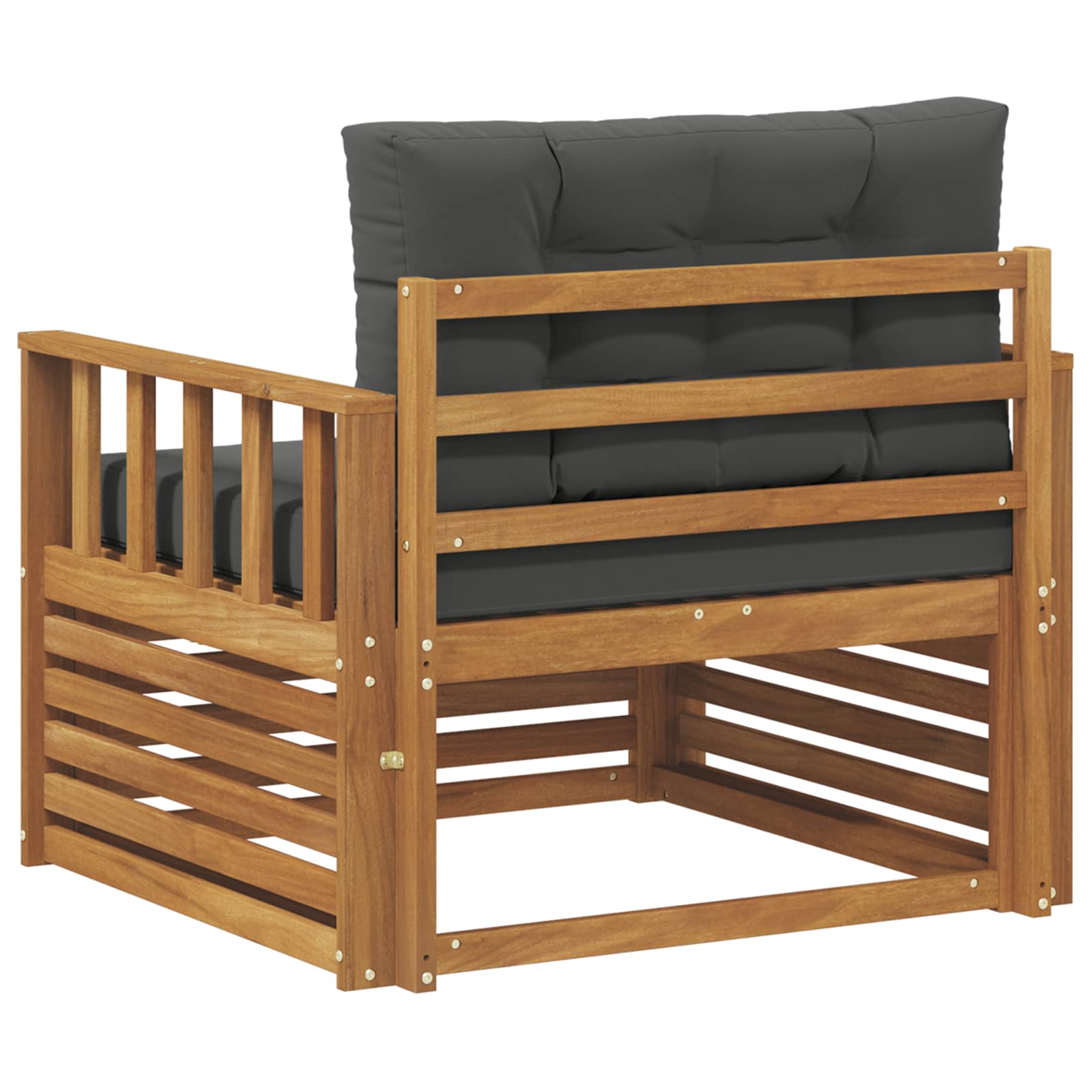 vidaXL Sofa na zewnątrz Lite drewno akacjowe i poliester
