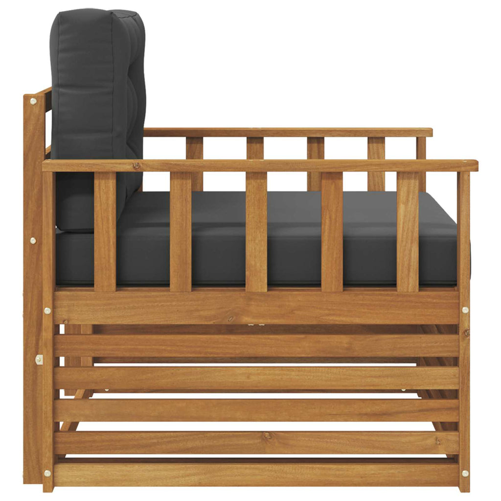 vidaXL Sofa na zewnątrz Lite drewno akacjowe i poliester