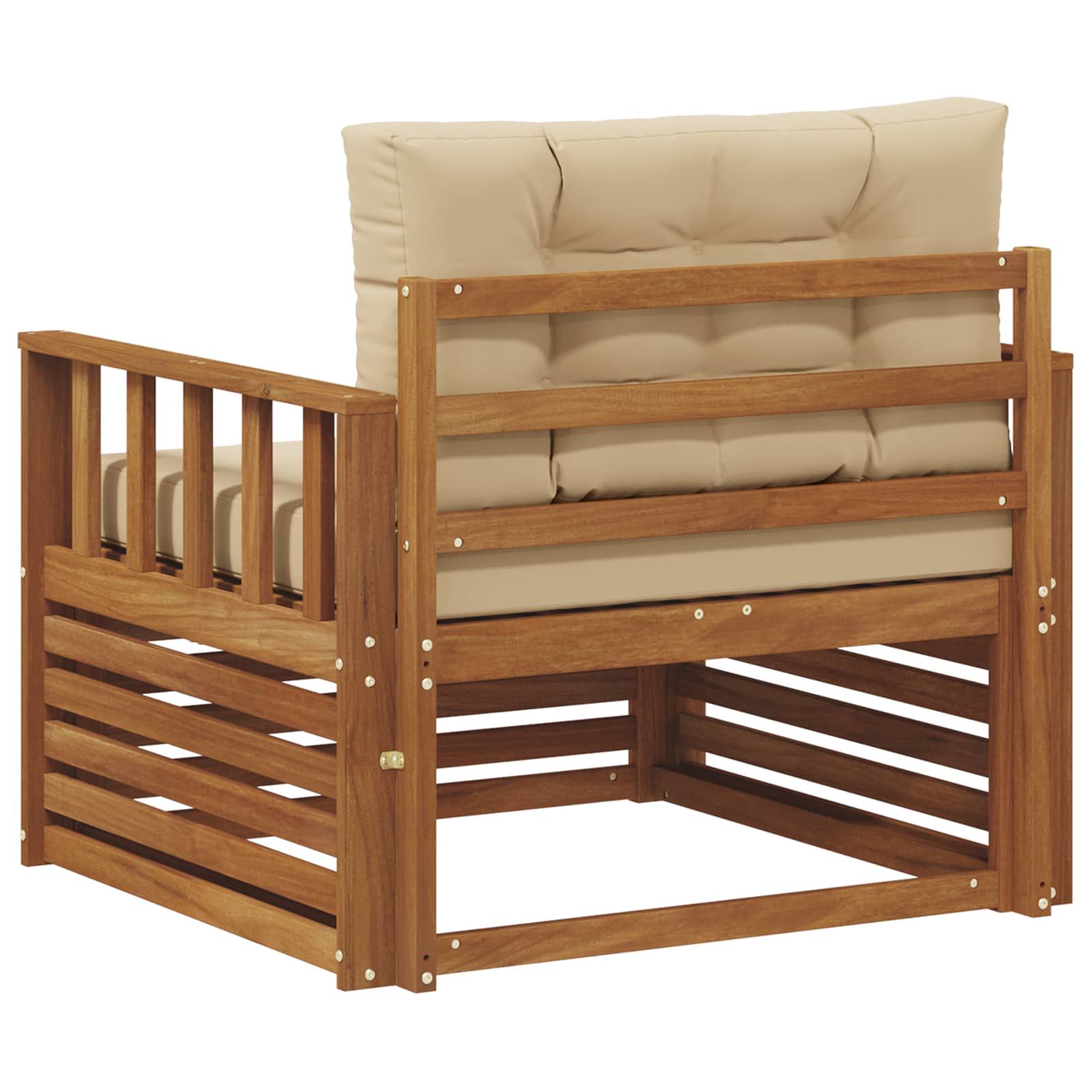 vidaXL Sofa na zewnątrz Lite drewno akacjowe i poliester
