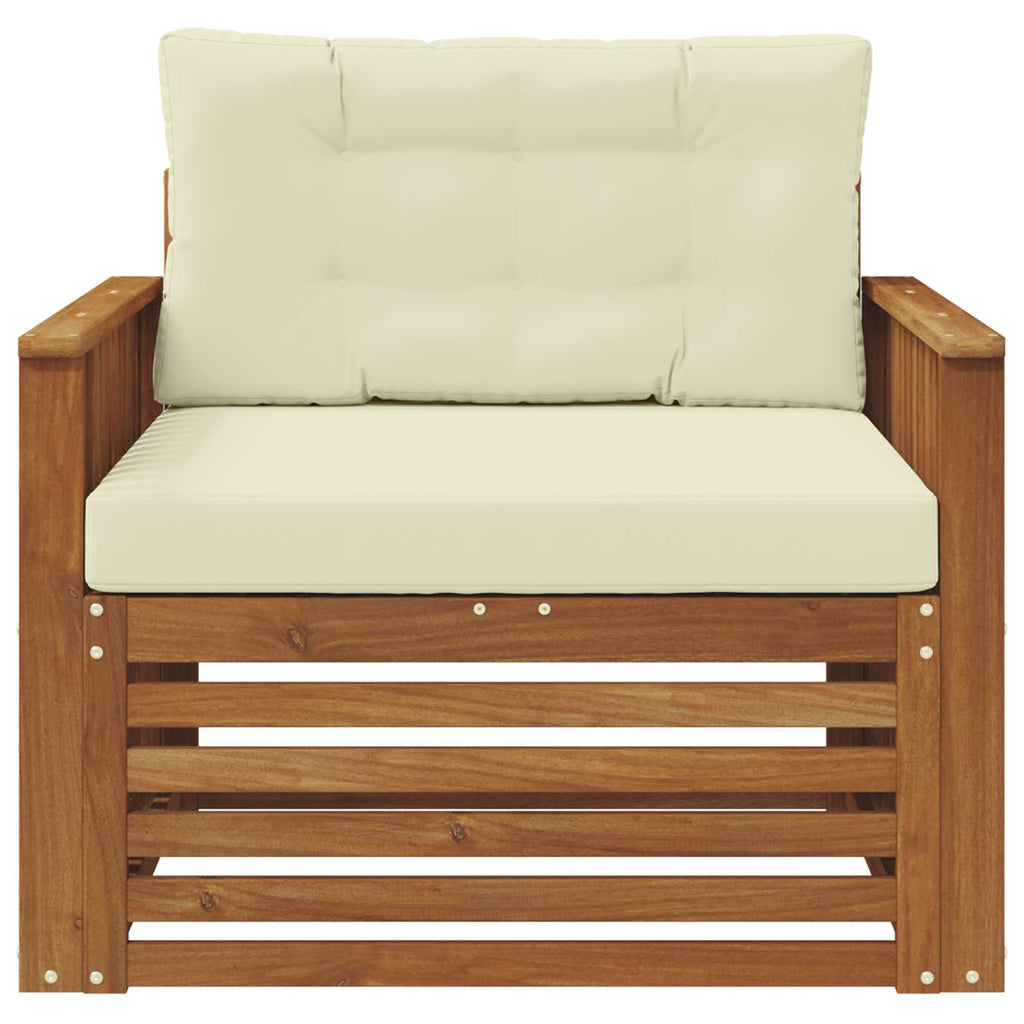 vidaXL Sofa na zewnątrz Lite drewno akacjowe i poliester