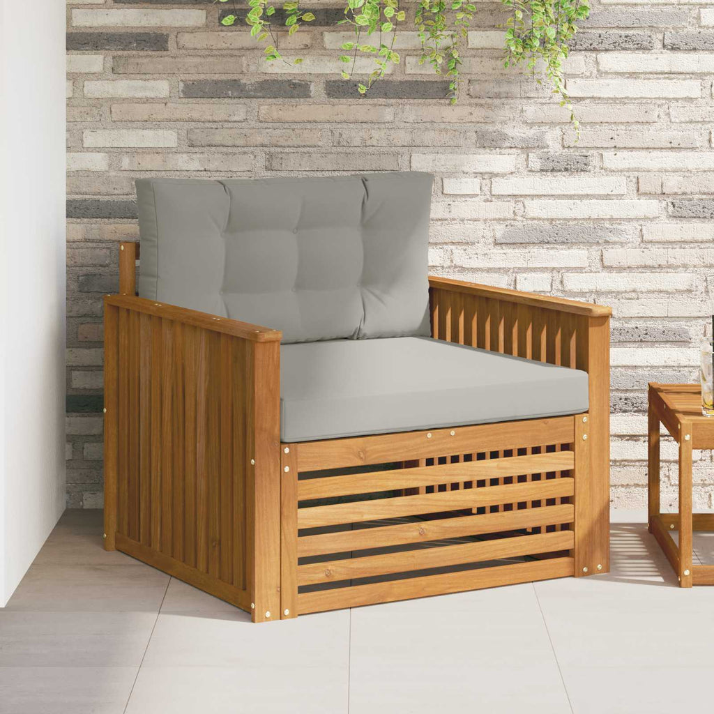 vidaXL Sofa na zewnątrz Lite drewno akacjowe i poliester