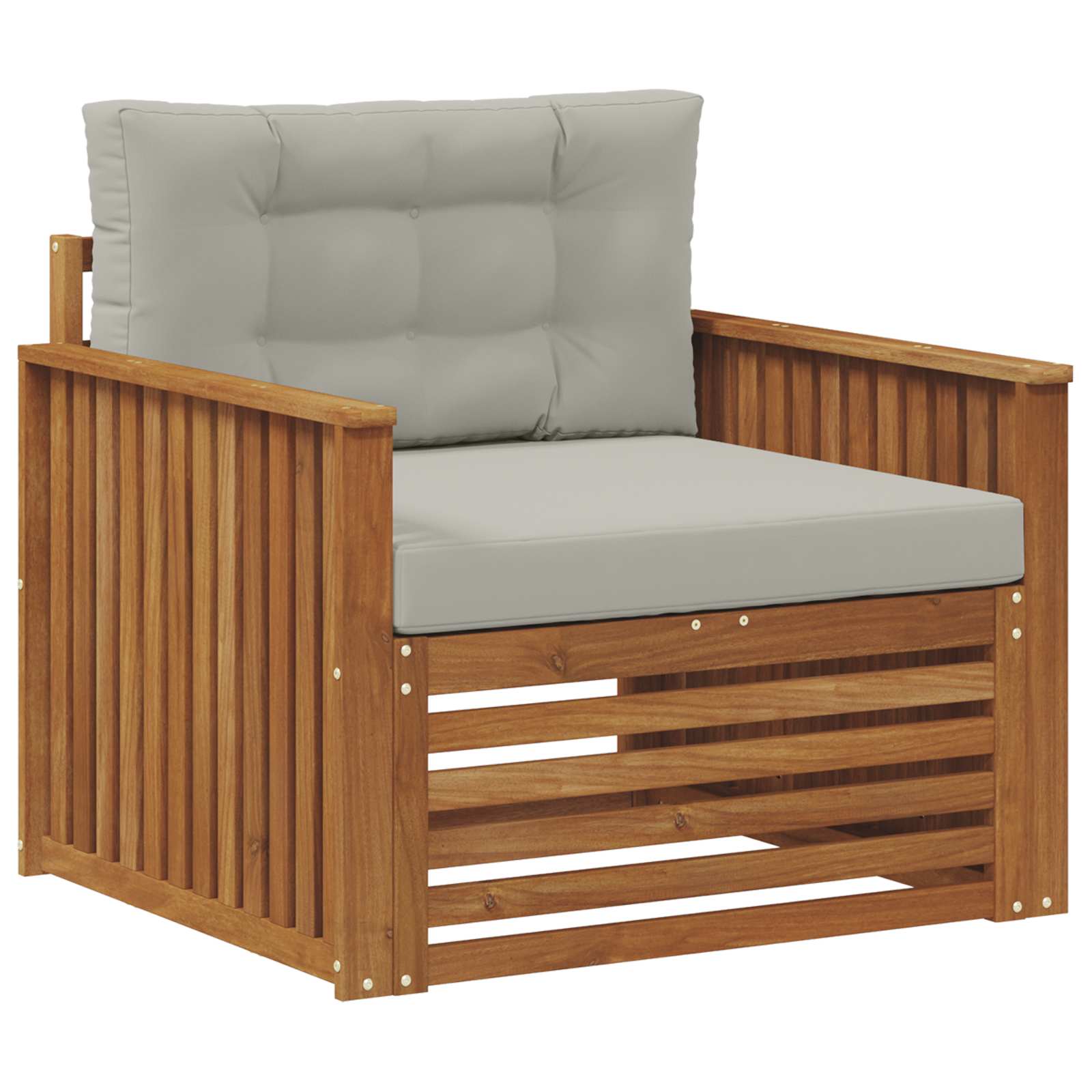 vidaXL Sofa na zewnątrz Lite drewno akacjowe i poliester