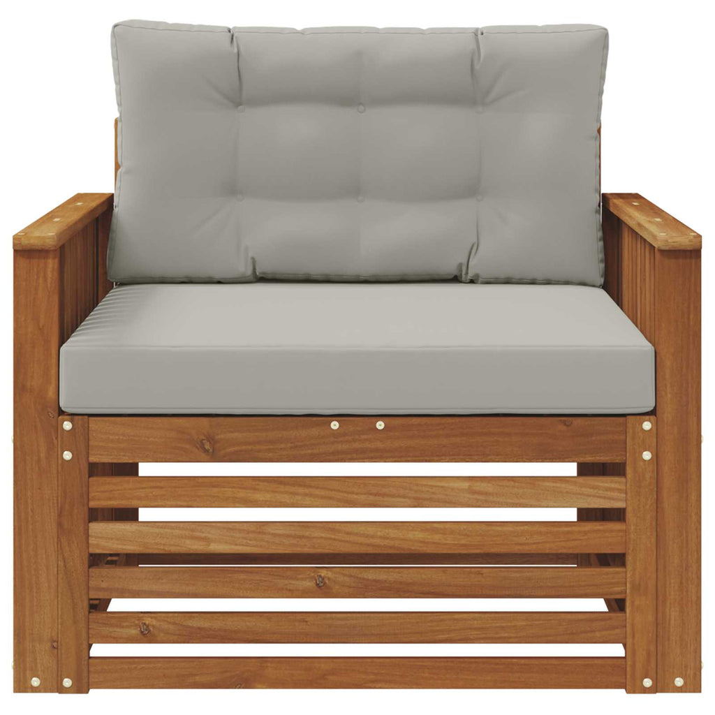 vidaXL Sofa na zewnątrz Lite drewno akacjowe i poliester