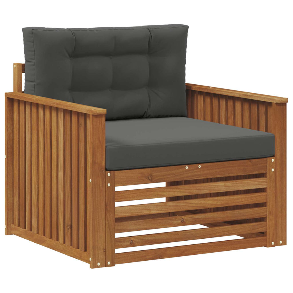 vidaXL Sofa na zewnątrz Lite drewno akacjowe i poliester