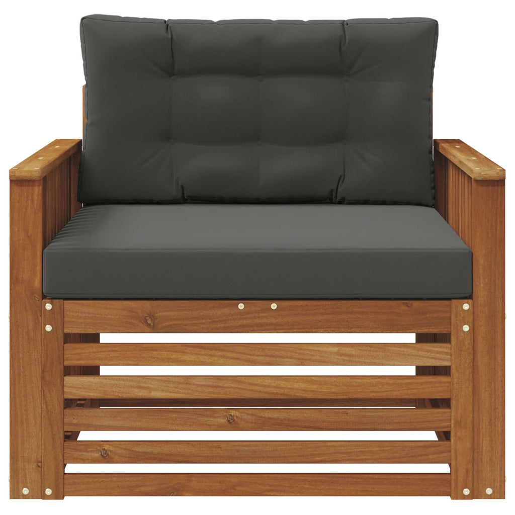 vidaXL Sofa na zewnątrz Lite drewno akacjowe i poliester