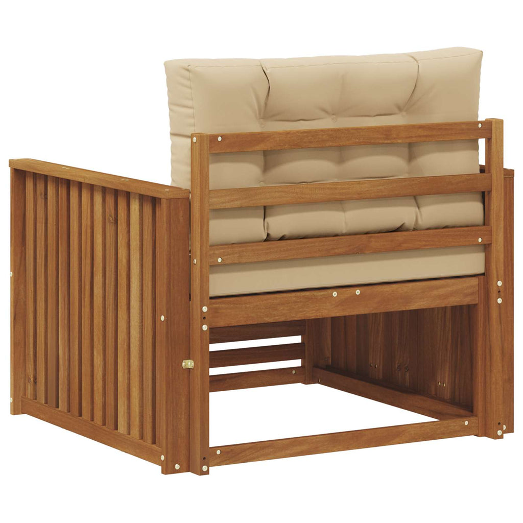 vidaXL Sofa na zewnątrz Lite drewno akacjowe i poliester