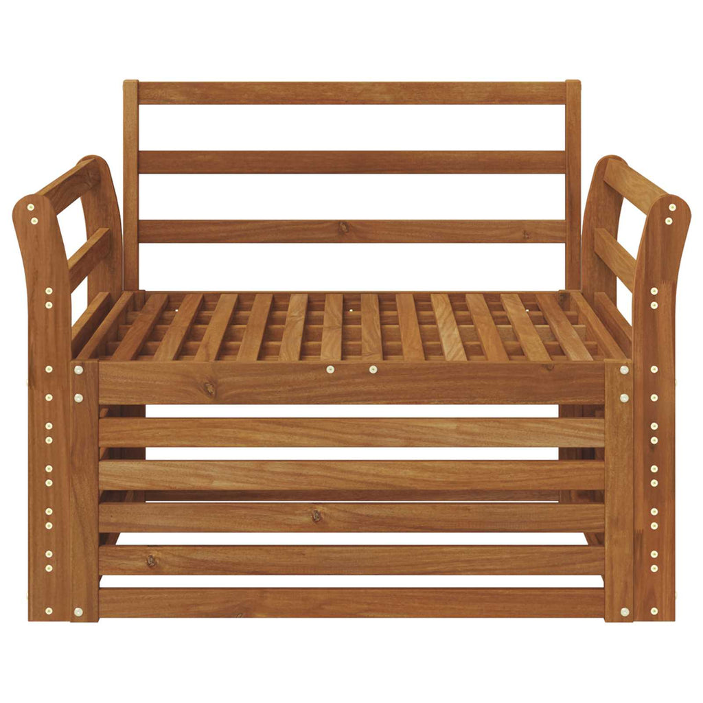 vidaXL 2 Sztuka Sofa na zewnątrz naturalny