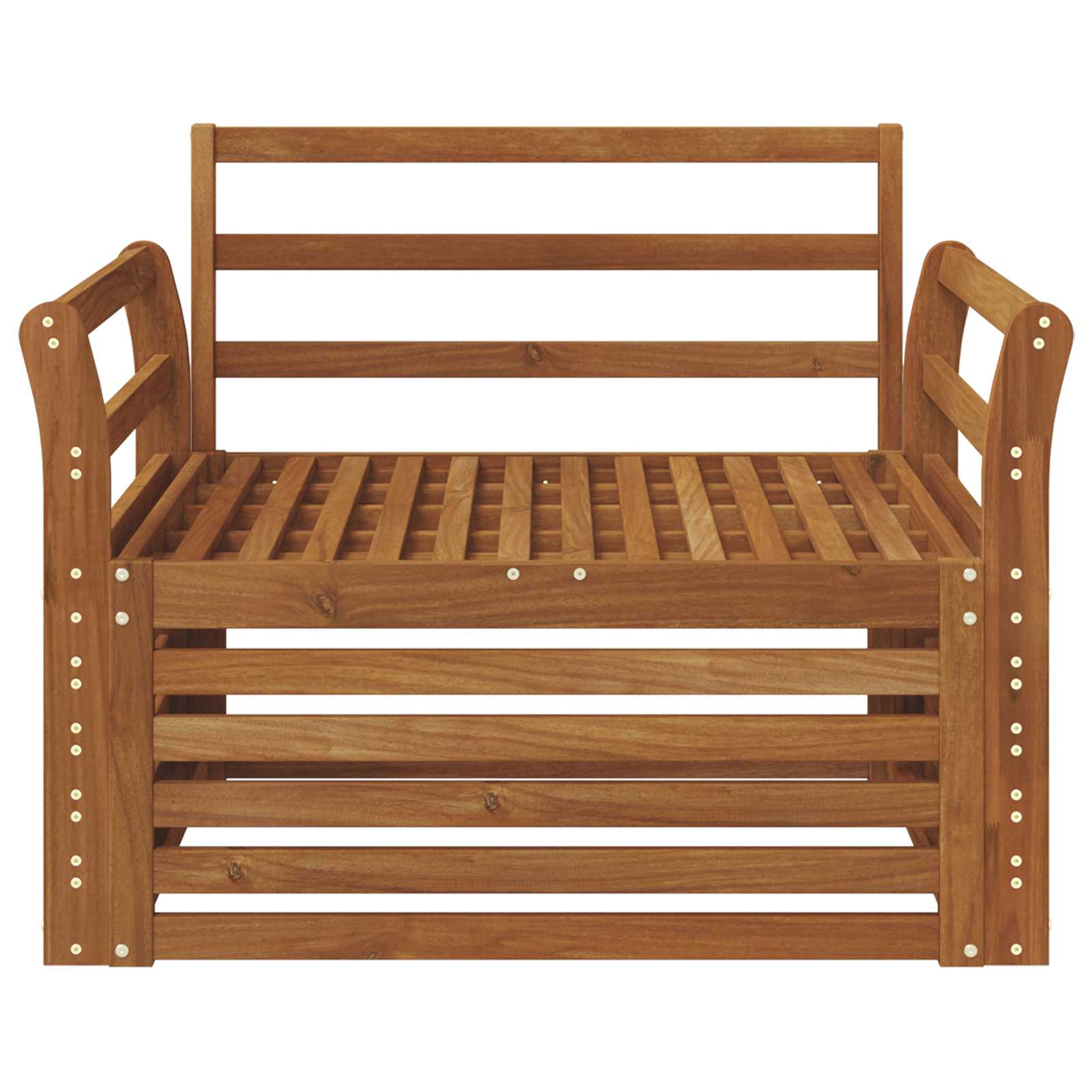 vidaXL 2 Sztuka Sofa na zewnątrz naturalny