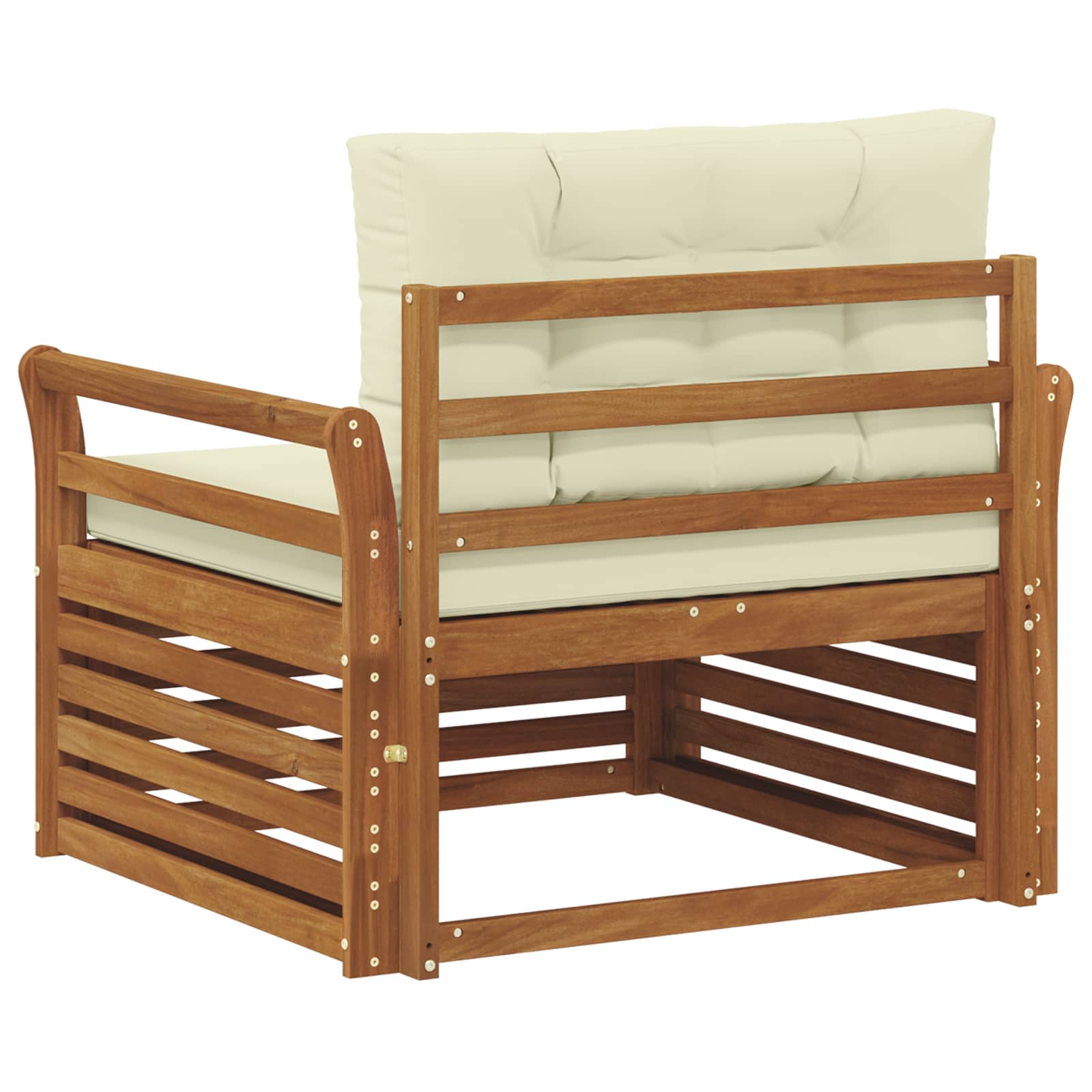 vidaXL Sofa na zewnątrz Lite drewno akacjowe i poliester