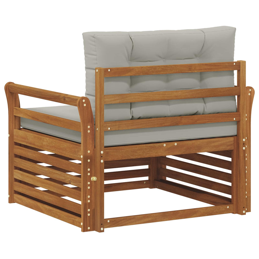 vidaXL Sofa na zewnątrz Lite drewno akacjowe i poliester