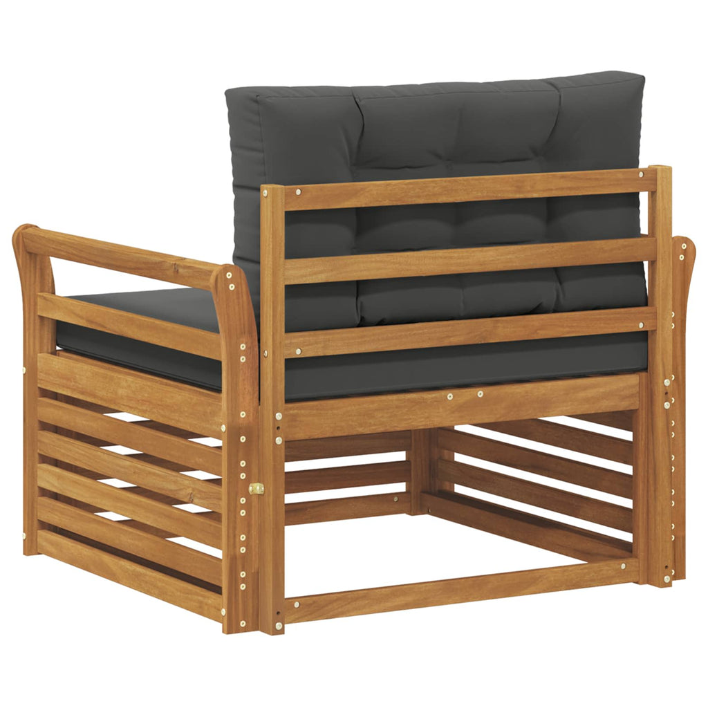vidaXL Sofa na zewnątrz Lite drewno akacjowe i poliester