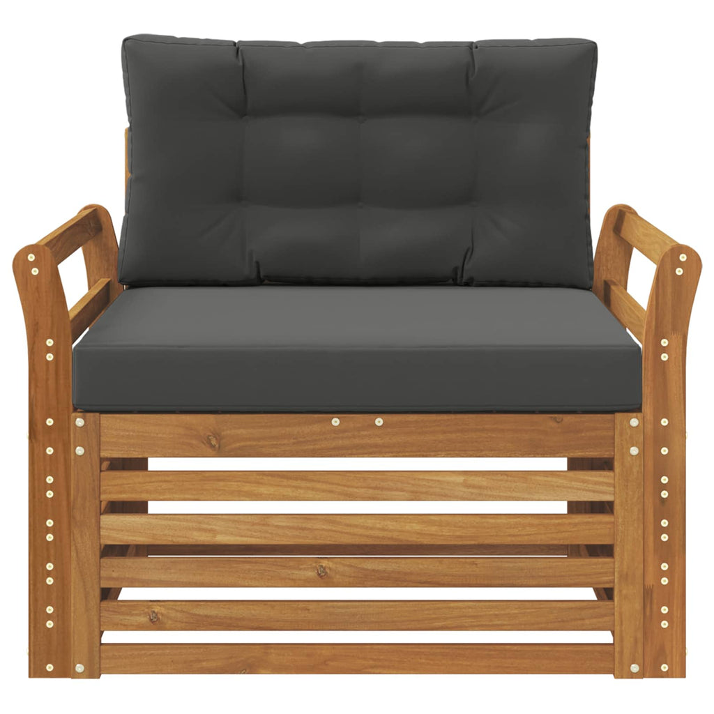 vidaXL Sofa na zewnątrz Lite drewno akacjowe i poliester