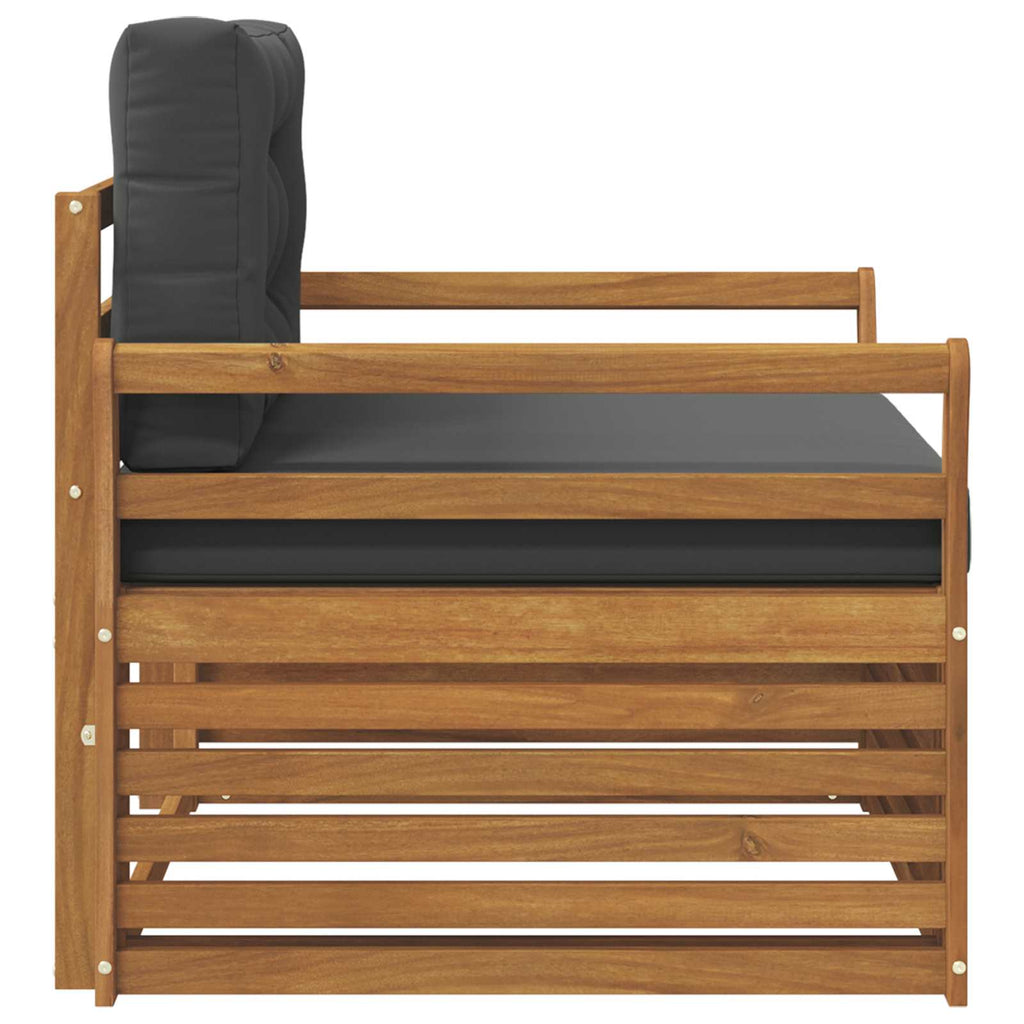 vidaXL Sofa na zewnątrz Lite drewno akacjowe i poliester