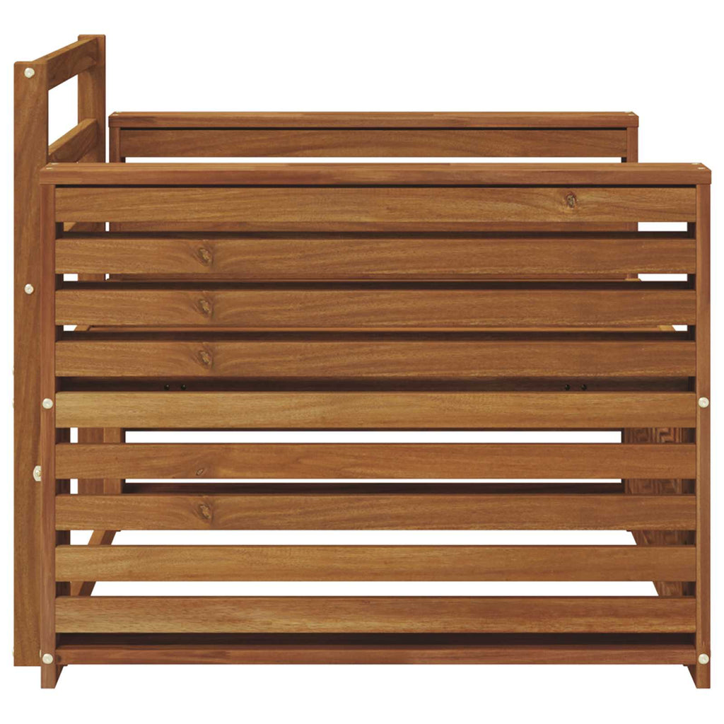 vidaXL 2 Sztuka Sofa na zewnątrz naturalny