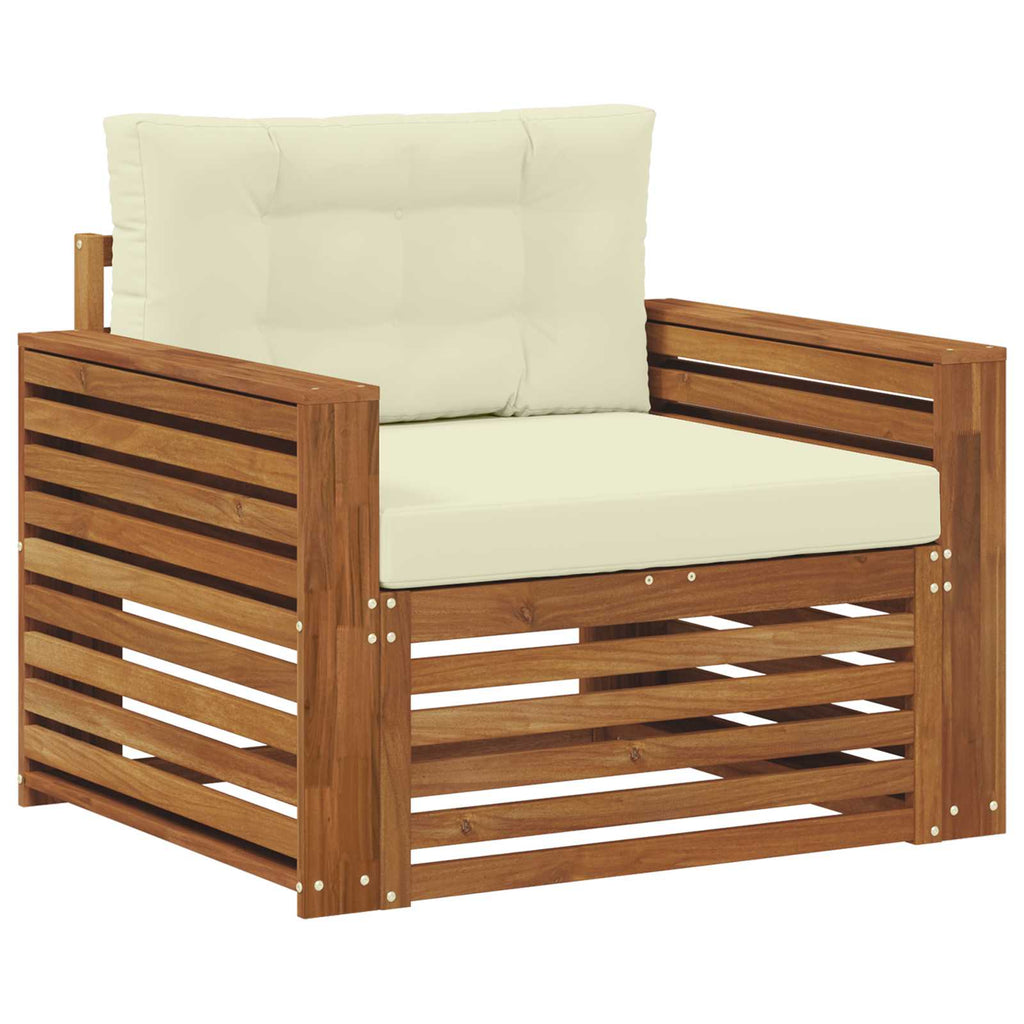vidaXL Sofa na zewnątrz Lite drewno akacjowe i poliester