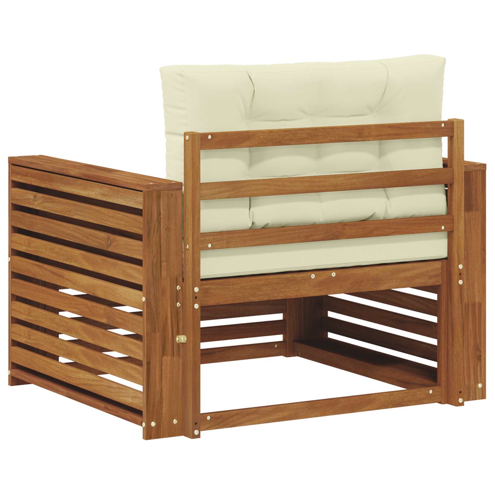 vidaXL Sofa na zewnątrz Lite drewno akacjowe i poliester